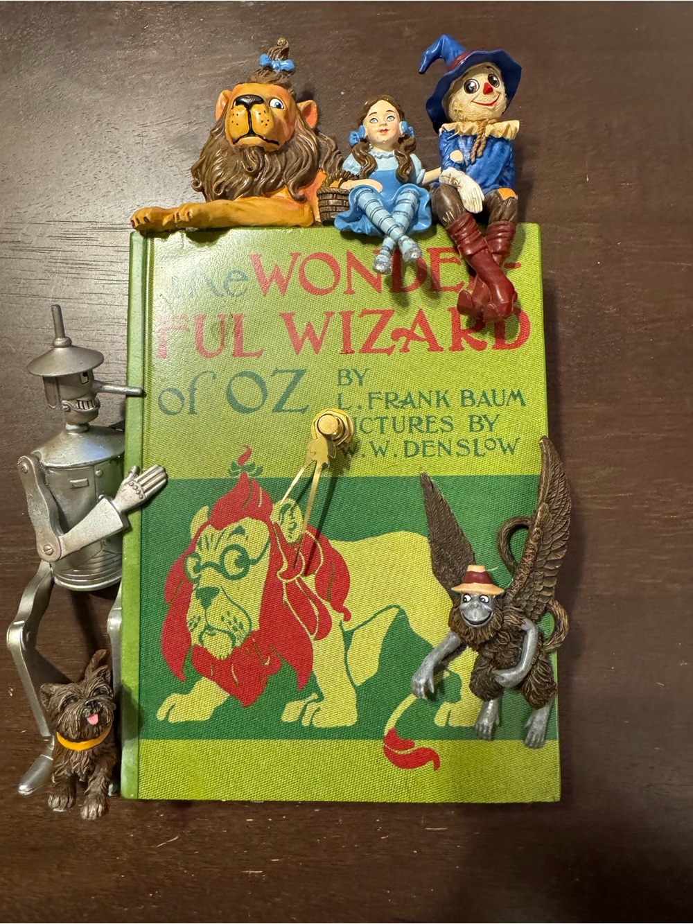 The Wonderful Wizard of Oz Decorative Book Novelty Wall Clock Bradford Exchange